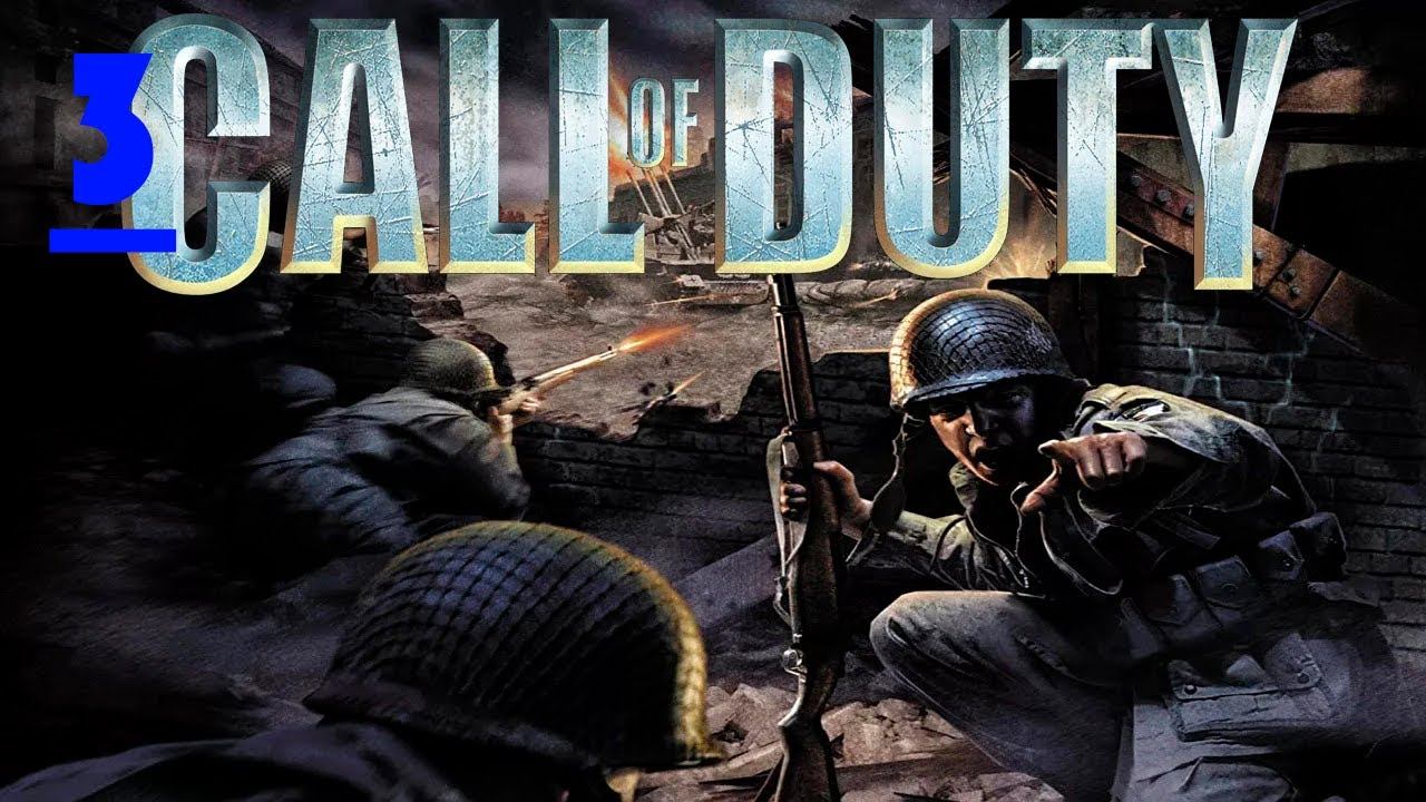 Call of Duty 1 - 3 серия Церковь Святой Марии - ночь