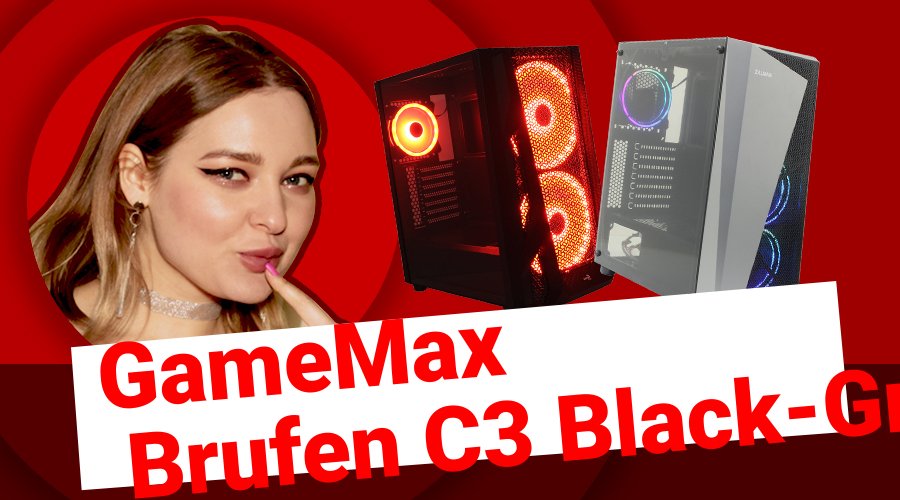 НИКС Компьютерный Супермаркет: видео про Корпус GameMax Brufen C3 Black-Grey Черный без БП с окном