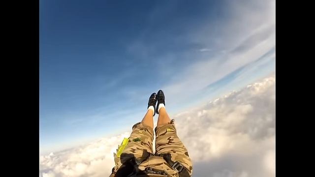 Diving through the clouds