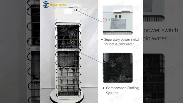 FY2105 KPRO (Hot & Cold) Direct Piping Floor Standing Water Dispenser