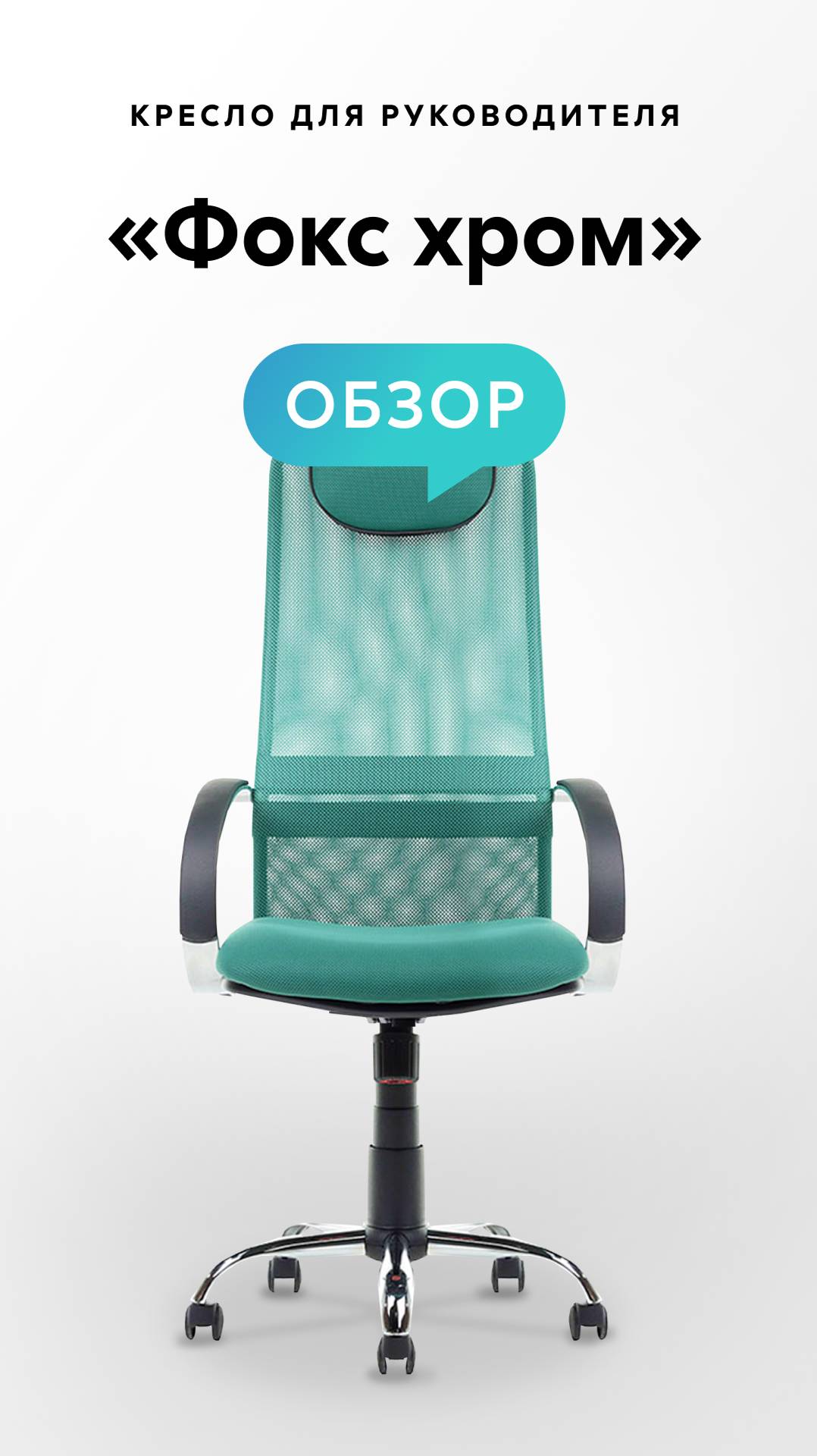 Обзор кресла для руководителя «Фокс хром»