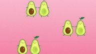 Анимация размытия и авокадо
