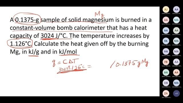 معسكر أرشفة | KFUPM - CHEM 101 -Term 211 - Major 2 Help Session
