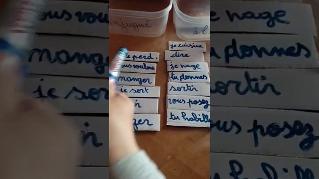 le verbe à l'infinitif et le verbe conjugué