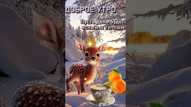 Доброе утро💖 Пусть день будет ясным и тёплым 😍