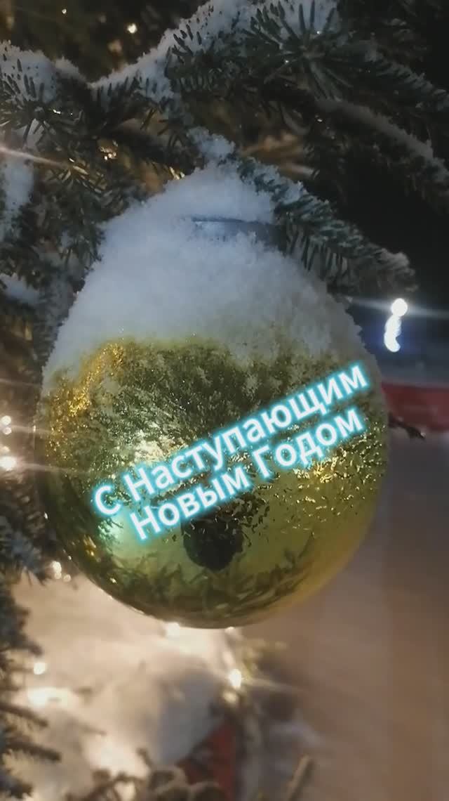 С наступающим Новым Годом!