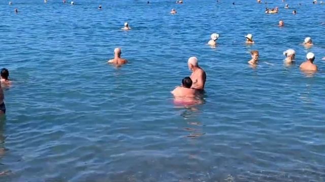 Сочи, пляж Ривьера, сентябрь