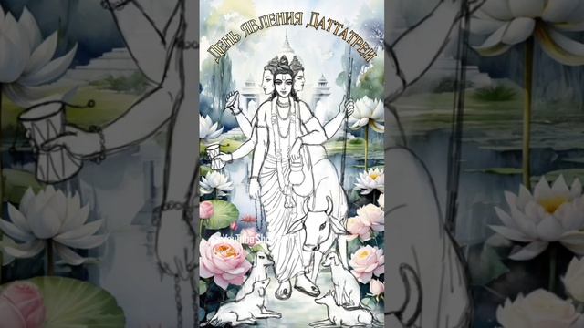 14.12.24: день явления Даттатреи - особой объединенной формы Тримурти: Вишну, Шивы и Брахмы.