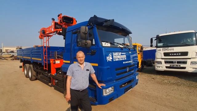 КАМАЗ 65117 с КМУ Kanglim 1256. Отзыв нашего покупателя из г. Ижевск от 12.05.2021 г.
