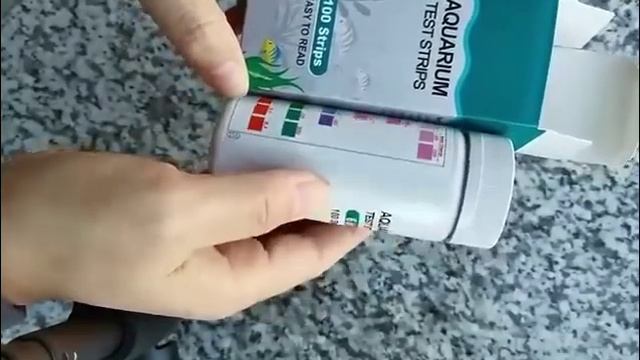 Aquarium test strips 6 in 1