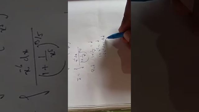 integral dx/x^3(x^5+1)^3/5