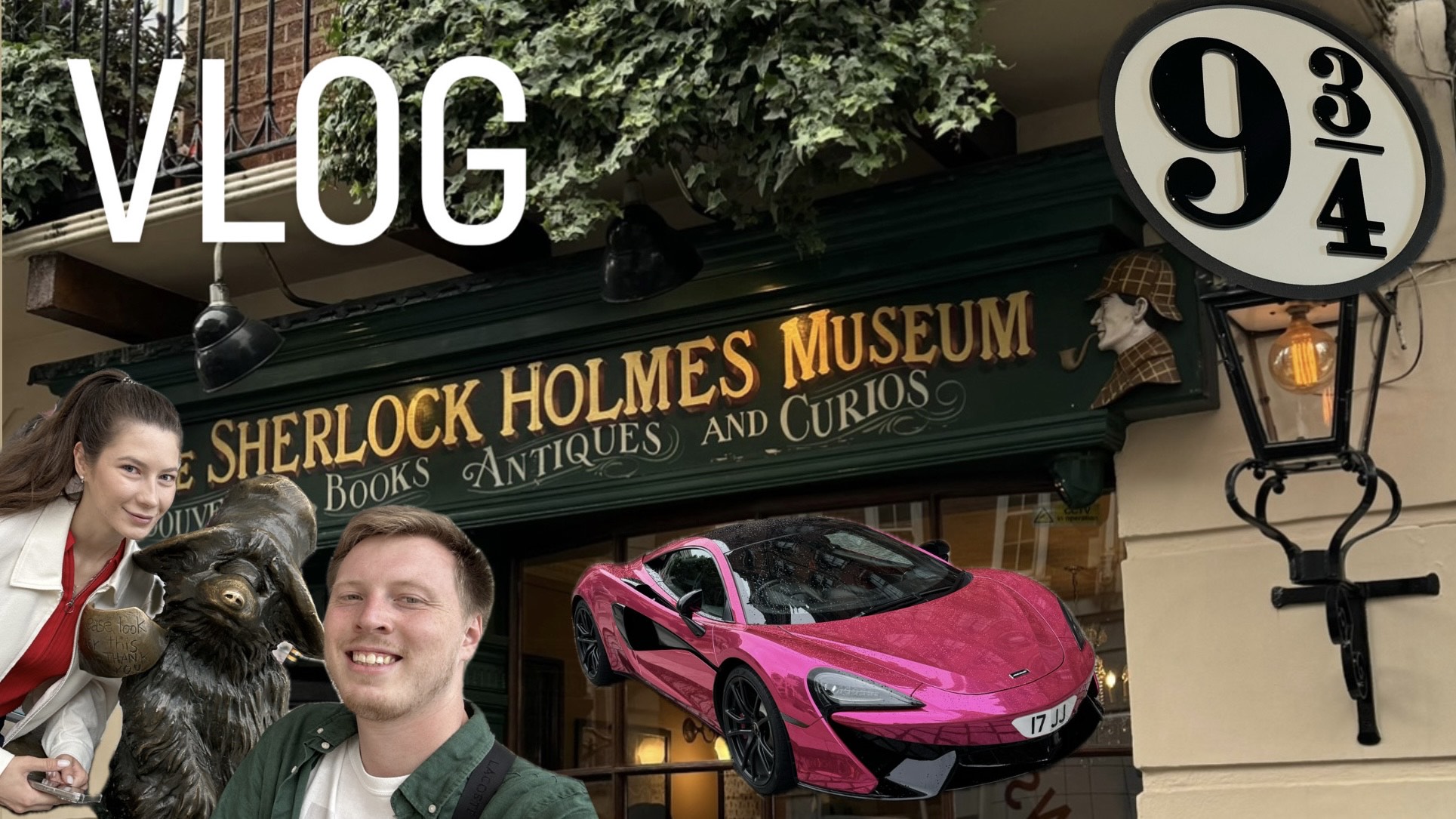 LONDON VLOG | вокзал Паддингтон | музей Шерлока Холмса | Платформа 9 3/4 | Whole Foods