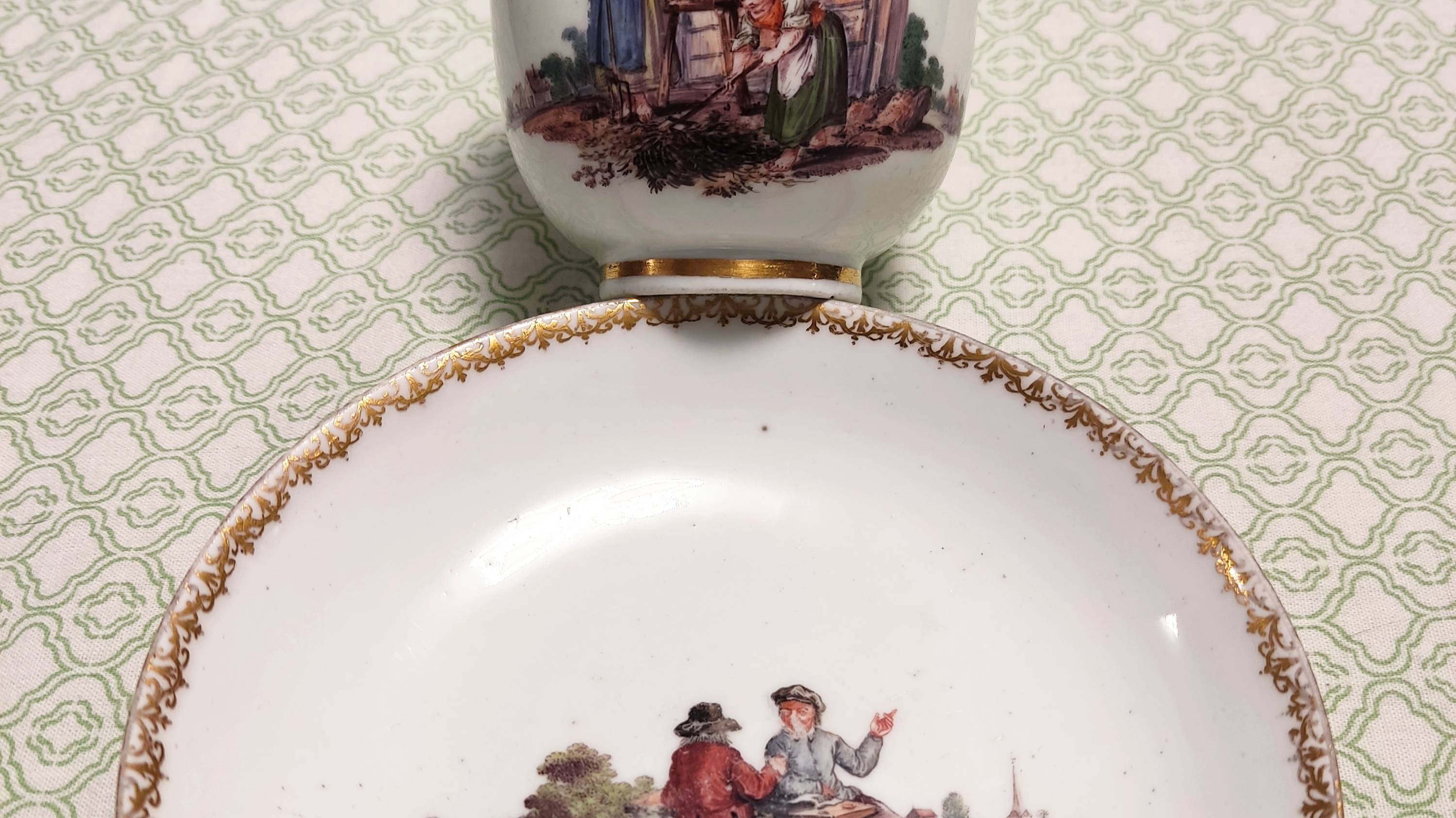 Meissen 18 век Чайная пара  1740-45 №36