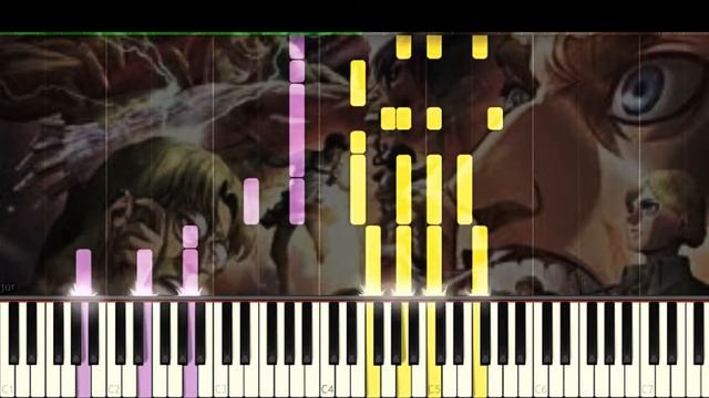 Attack On Titan Season 3 Opening Theme Red Swan (piano synthesis)