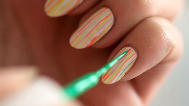 THE NEON CARNIVAL NAIL with help from our friend Nail Swag