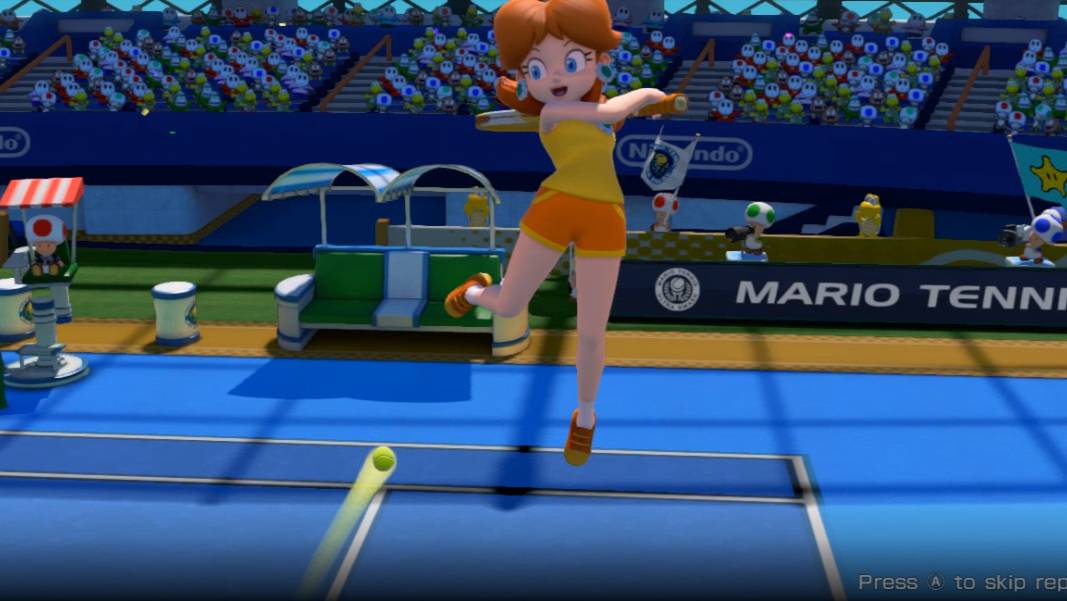 Mario Tennis Ultra Smash - Daisy vs Rosalina & Yoshi