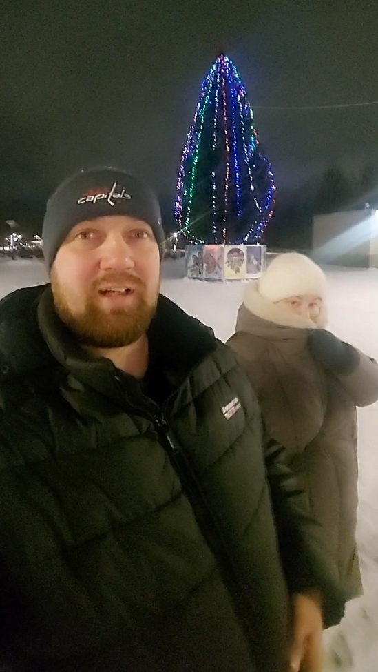 Гуляем по нашему городу в этот замечательный зимний вечер 😊/Любуемся украшениями к Новому году 🎄🎅