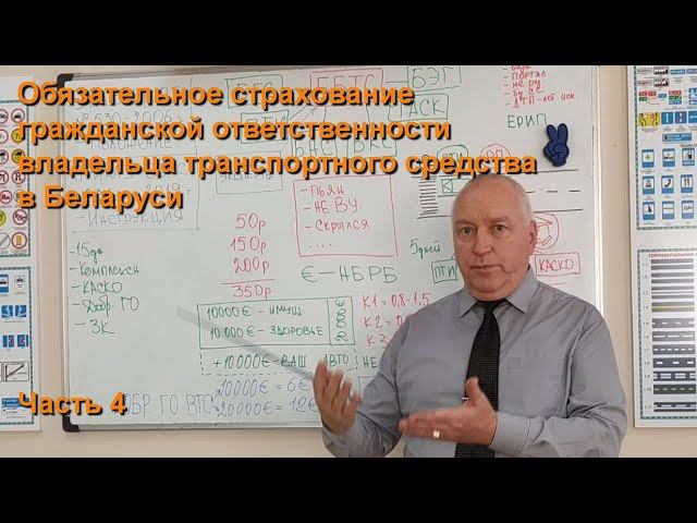 Часть 4. Обязательное страхование гражданской ответственности владельца транспортного средства.