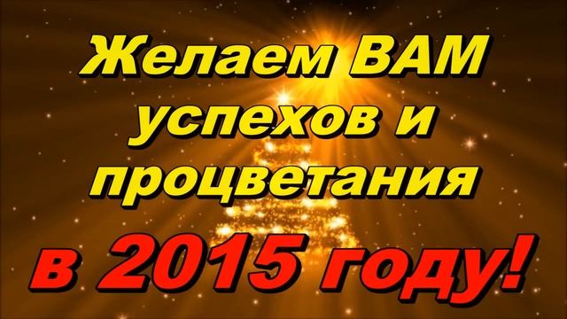 С Новым 2015 годом!!!