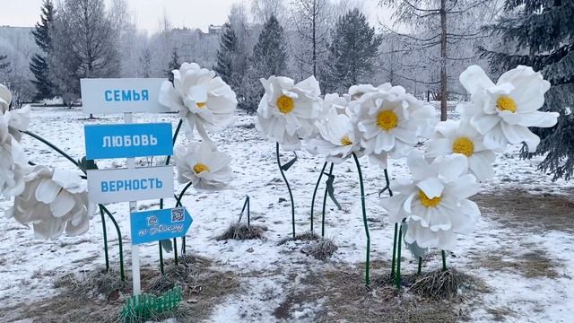 Абакан, зима, Преображенский парк.