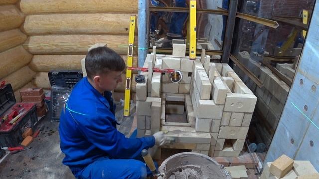 Строим Банную печь. Строительство топки и системы каналов!