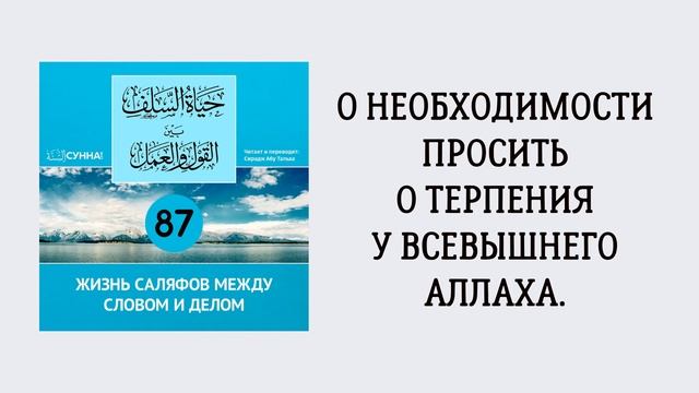 87. Жизнь саляфов между словом и делом // Сирадж Абу Тальха