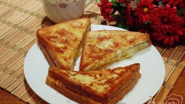 Гренки с джемом