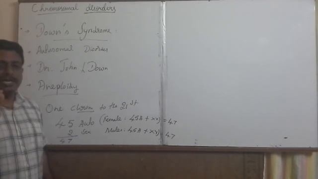 Chromosomal disorders-12 | Principles of inheritance and variations-2nd PUC|
