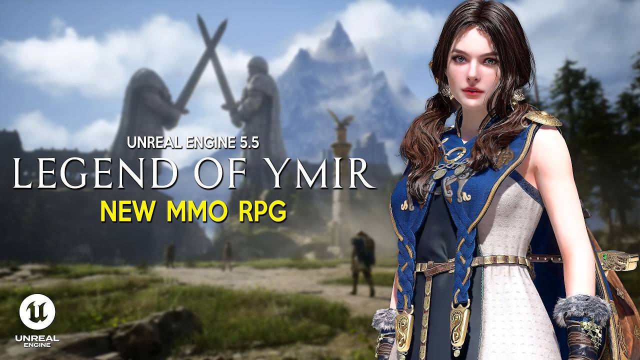 LEGEND OF YMIR геймплей демо VIKING MMORPG с ультрареалистичной графикой на движке Unreal Engine 5