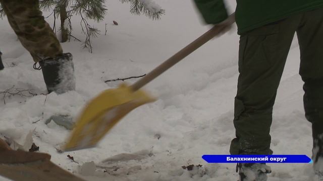 В Балахнинском округе прошла завершающая в этом году акция «Чистый лес»