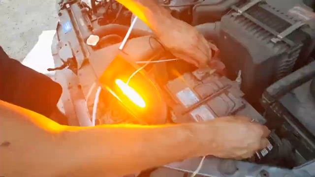 Установка повторитель поворота та Lancer X