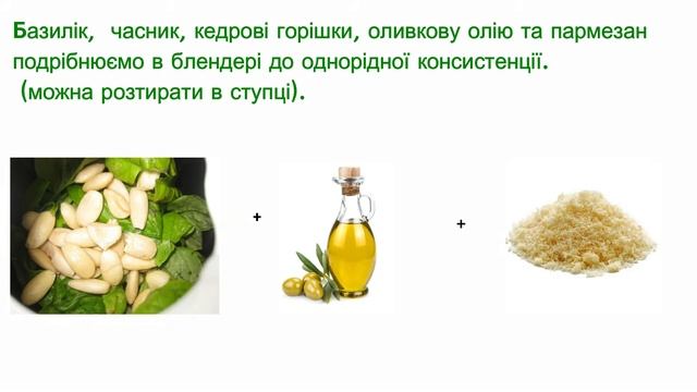 Спагетті  з соусом Песто