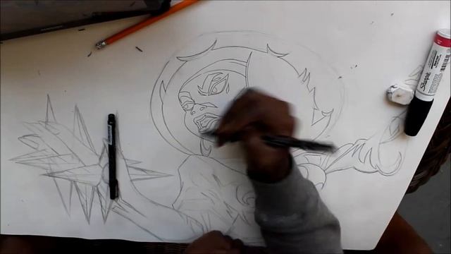 Speed Drawing: Black Dynamite