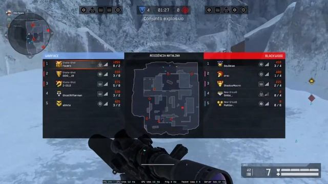 WARFACE - PARTIDA RANQUEADA #471, EUuU BUGANDO A SMOKE IZI! TO NEM AI kkkkk