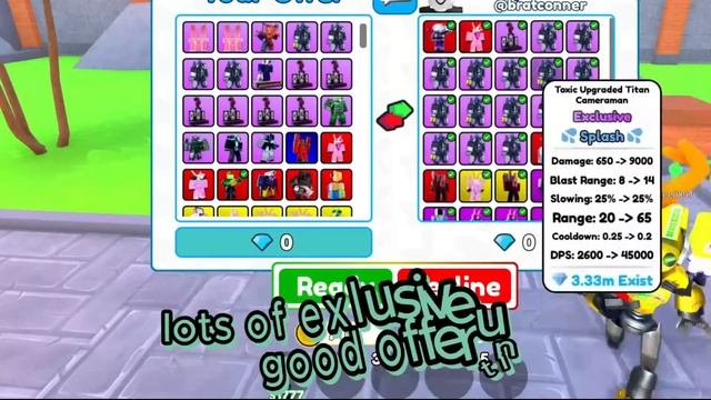 What will people offer for Titan clover man?