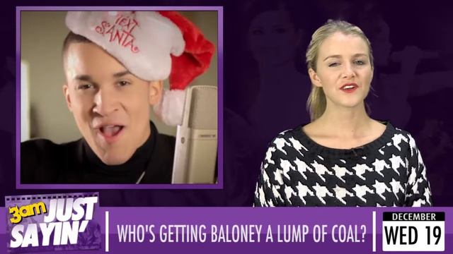 Just Sayin' - with Abbey Clancy strips, Amanda Seyfried's wet lips and Bradley Cooper - 19/12/12