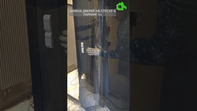 ЗАМЕНА ДВЕРИ СПУСКА В ПАРКИНГ ч1 #жкх #паркинг #ремонт #дверь #советы #совет #дом #shorts #short