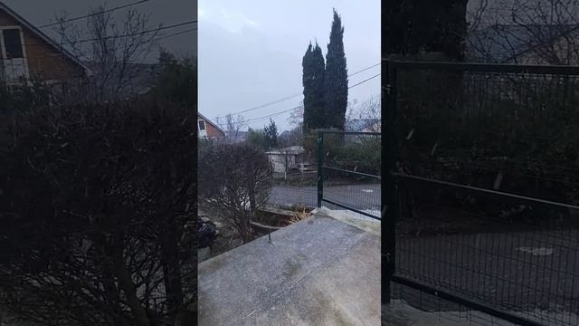 В АЛУПКУ пришла зима! КРЫМ! 13 пятница! дек 2024.