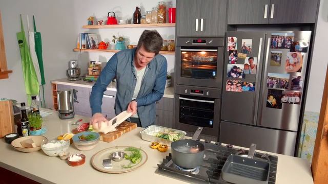 Poached Huon Salmon salad recipe - Ben's Menu