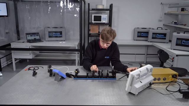 Сборка и юстировка учебного твердотельного лазера YAG:Nd