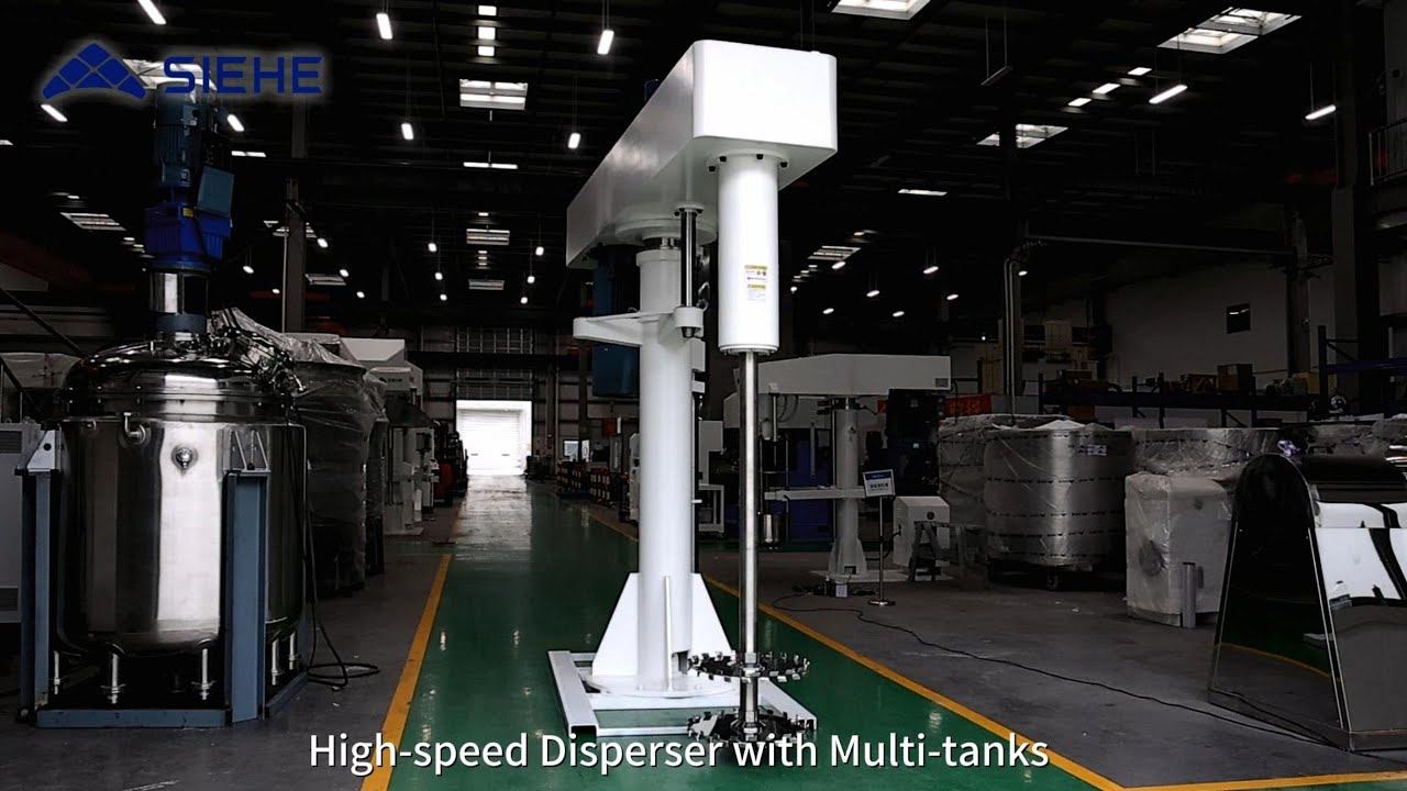 Hydraulic Lifting High-speed Disperser with Multi-tanks - Siehe industry