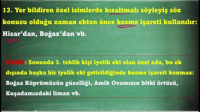 YAZIM KURALLARI / 4. BÖLÜM / 15 GÜNDE  TÜRKÇE KAMPI  3. GÜN / BİLGE HOCA