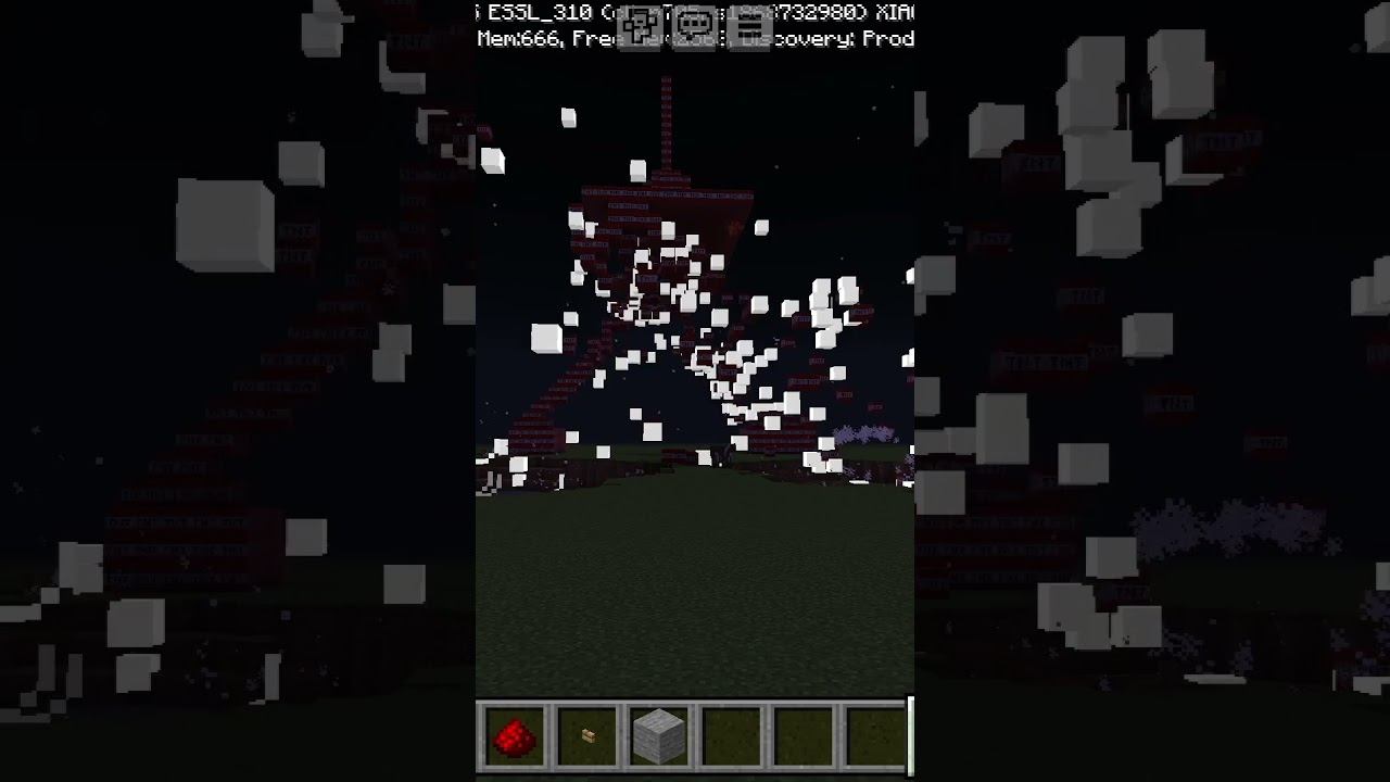 Eiffel tower with dynamite? Minecraft #minecraft