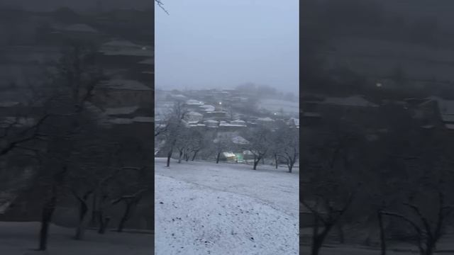 Долгожданный снег 🥹🤍