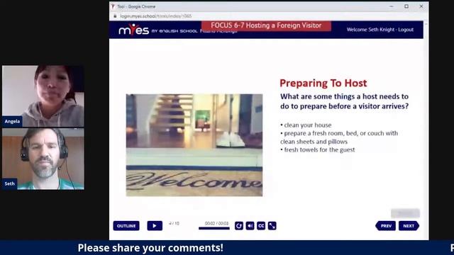 Focus 6-7 Hosting a Foreign Visitor
