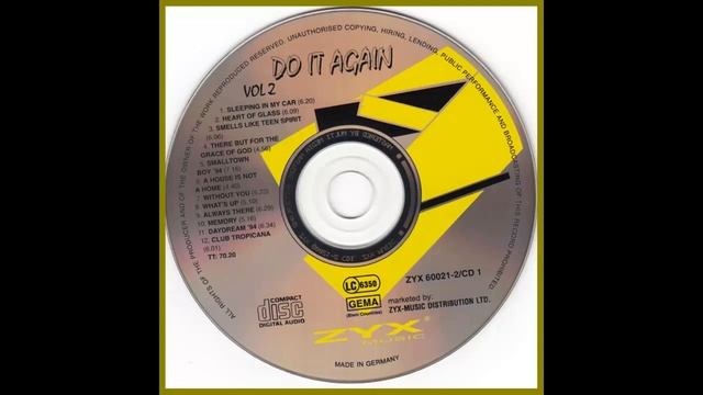 Do It Again Vol. 2 - CD2 (U.S. Edition) (1994) [ZYX Music - CD, Compilation] (MAICON NIGHTS DJ)