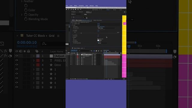 Эффект пикселей в After Effects |  Pixels Effect