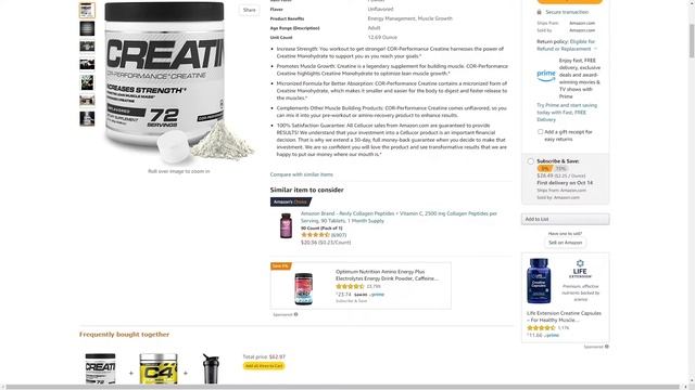Cellucor Creatine Review | Creatine Supplement