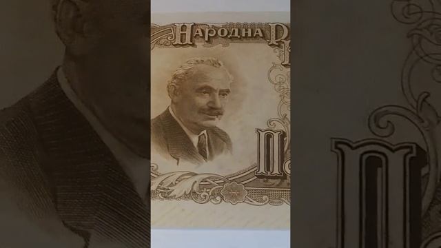 World Currency Bulgaria 50 Leva 1951. Reverse Side.