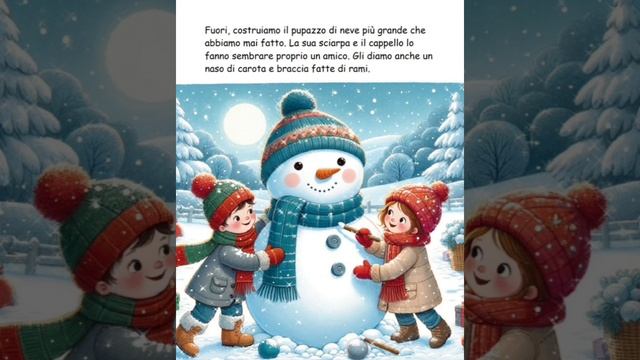 Costruiamo il pupazzo di neve - Итальянский язык с Анастасией Тороп